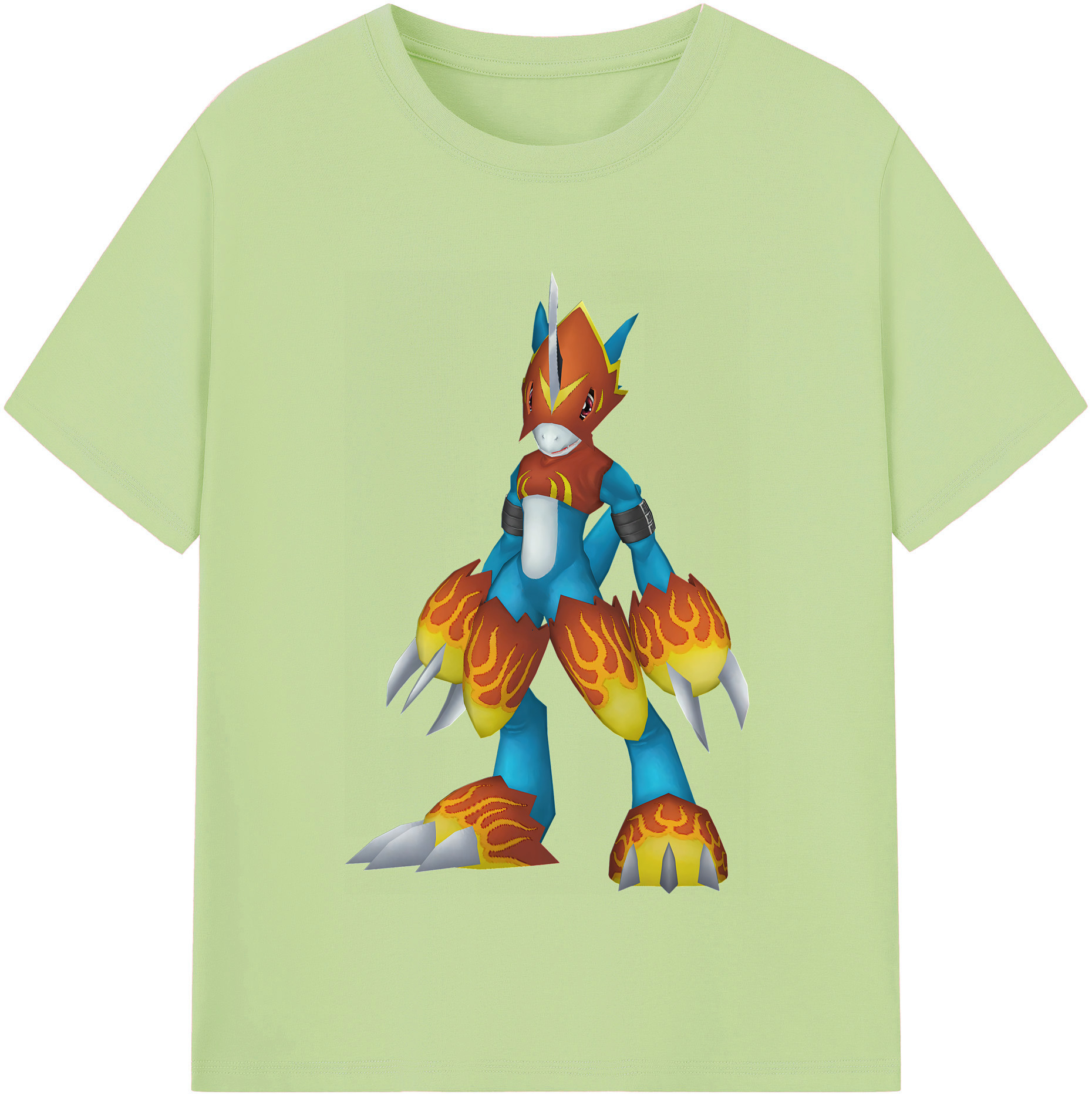 （画像用） Digimon デジタルモンスター/デジモン 綿100％半袖Tシャツ（フロントプリント）